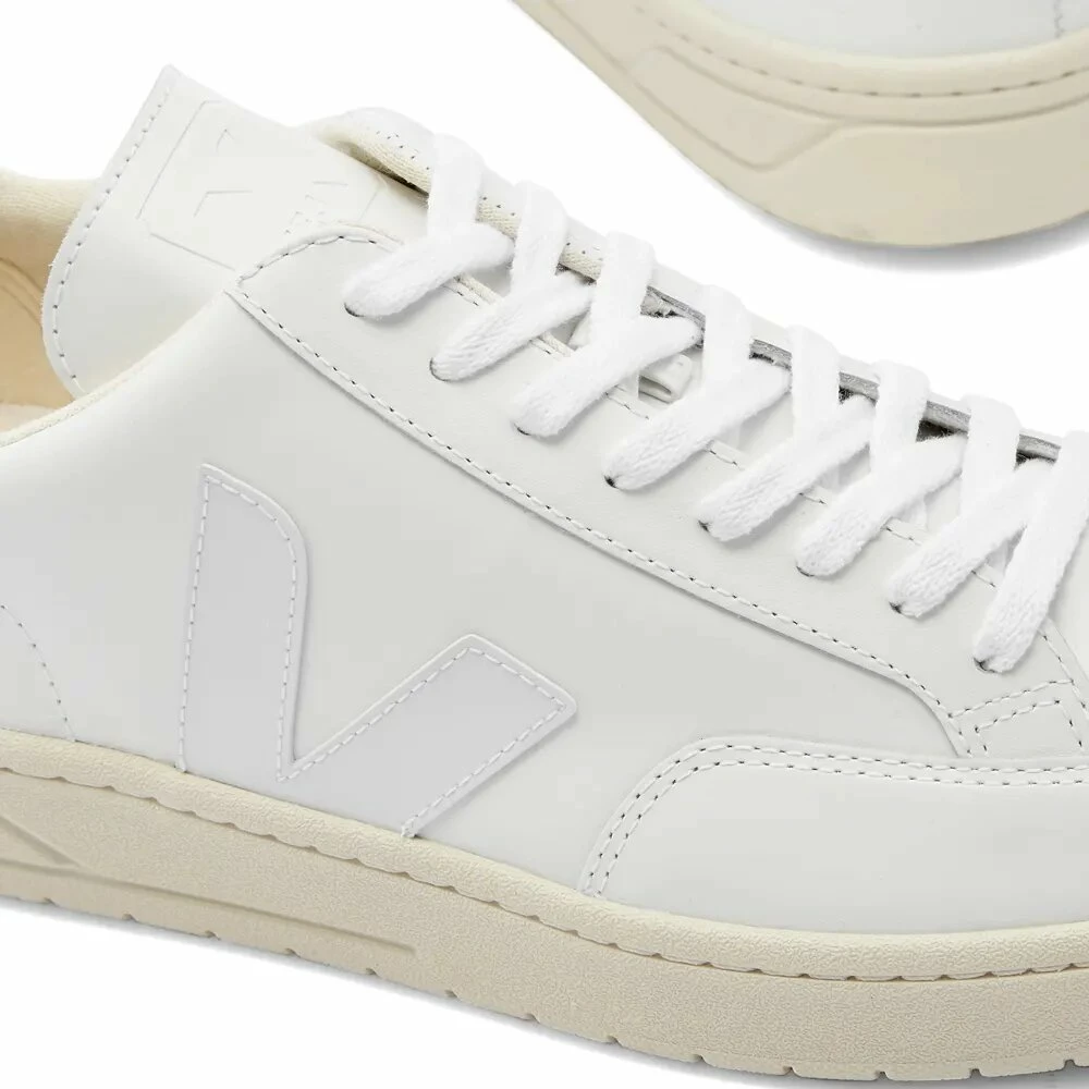Veja Veja V-12 Leather Sneaker Triple White